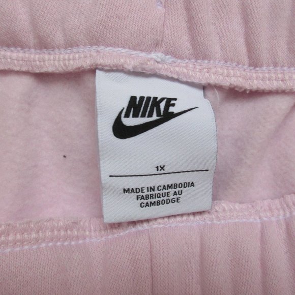 New NIKE Sweatpants Size 1X Pink Standard Fit - Picture 10 of 10